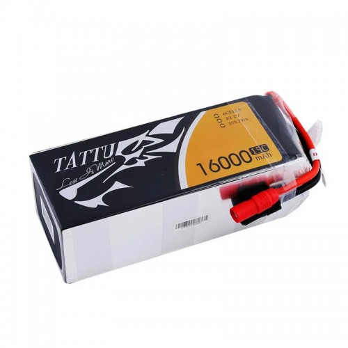 Tattu 6S 16000mAh 15C 22.2V リポバッテリー 農業用バーション