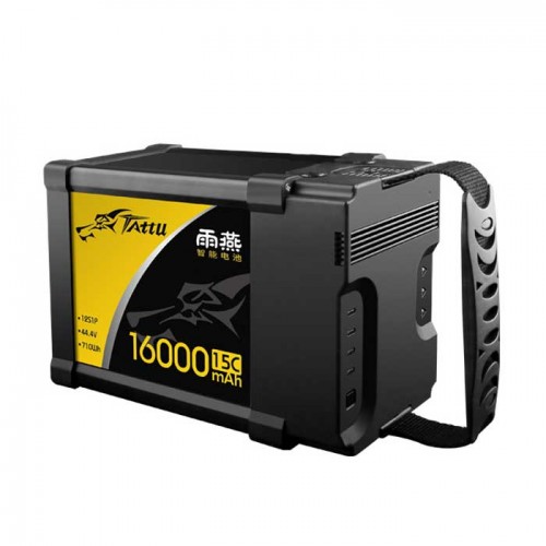 Tattu 12S1P 44.4V 16000mah 15C UAVインテリジェントリポバッテリー AS150U付農業ドローン用