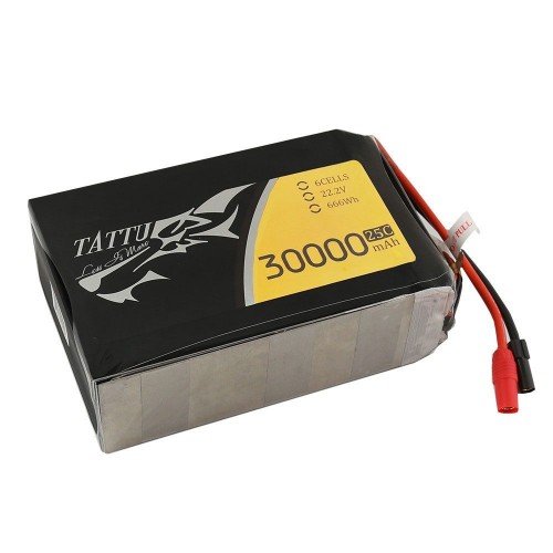 Tattu 6S 30000mAh 25C 22.2V リポバッテリー 大型マルチコプター