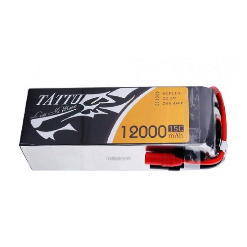 Tattu 6S 12000mAh 15C 22.2V リポバッテリー 大型マルチコプター産業