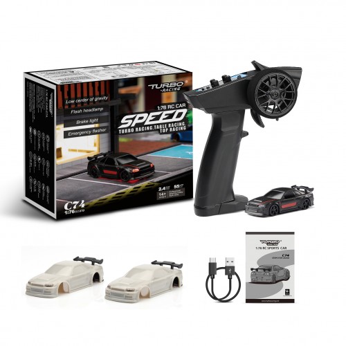 Turbo Racing C74 1:76ラジコンカー 1/76ミニRCカー RTRフルセット 2.4