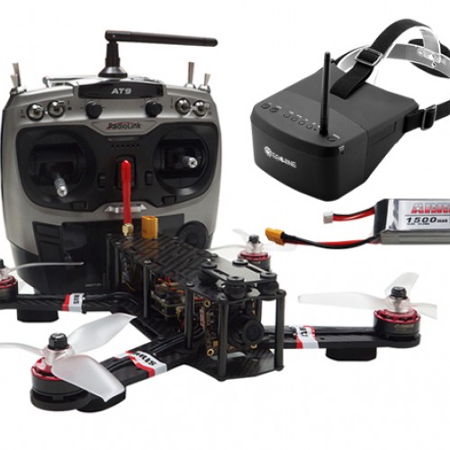 ARRIS X-Speed 250B FPV レース用ドローン RTF Eachine EV800 FPVゴーグルと 4S 1500mahバッテリー付き