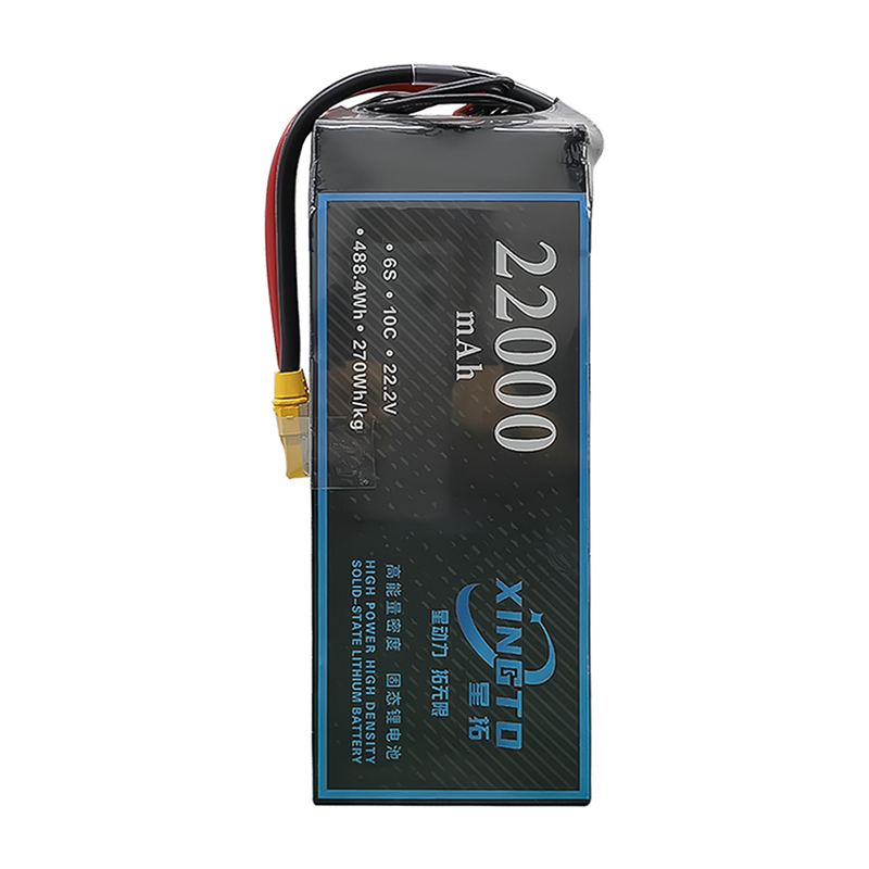 XINGTO 6S 22.2V 22000mah 10C Lipo バッテリー高密度半固体リチウム電池 産業ドローン用